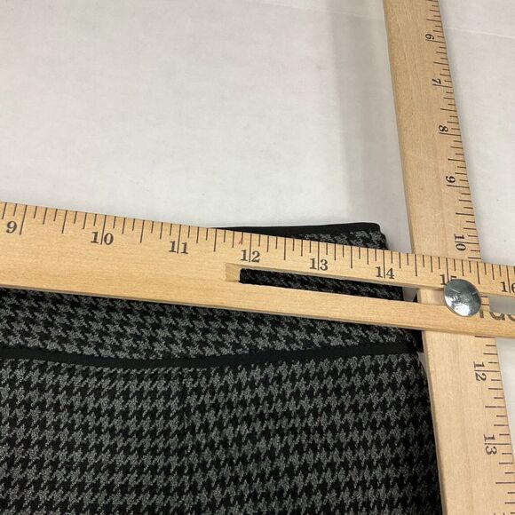 Banana Republic Womens Pencil Skirt Houndstooth Professional Back Zip Up Size 4 - Picture 10 of 11